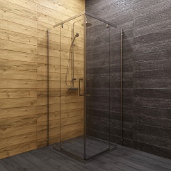 Triton Душевой уголок Каппа-Хром 90x90 – фотография-6